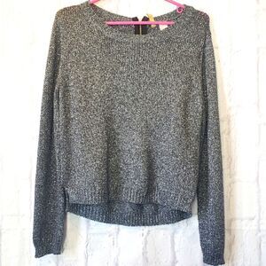 DIVIDED BY H&M Metallic Lightweight Knit Sweater